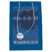 Bär im Mondschein - Nordkaskaden, Washington Mittlere Geschenktüte (Vorderseite)