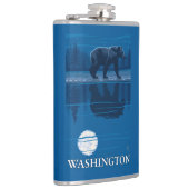 Bär im Mondschein - Washington Flachmann (Rechts)