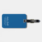 Bär im Mondschein - Washington Gepäckanhänger (Rückseite horizontal)