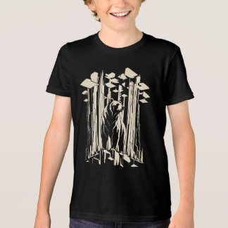 Bär im Redwood-Wald Kinder Tri-Blend Shirt