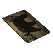 Bär im Road Yellowstone Nationalpark WY Magnet (Rechte Seite)