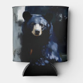 Bär im Wald-Portrait Dosenkühler (Vorderseite)