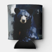 Bär im Wald-Portrait Dosenkühler (Rückseite)