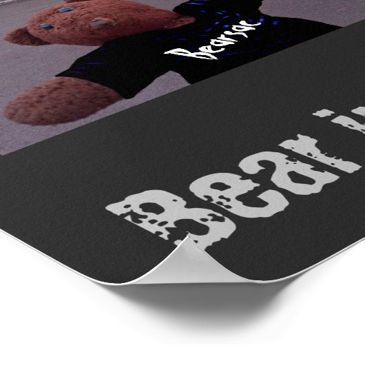 Bär im Wald Poster (Ecke)