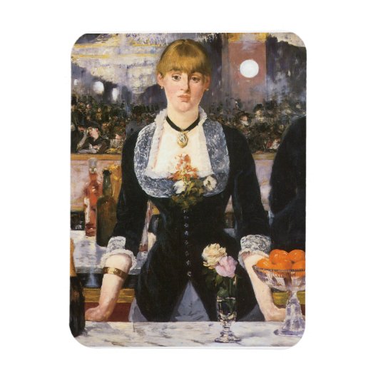 Bar in den Folies Bergère Magnet (Vertikal)