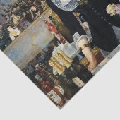Bar in den Folies-Bergère von Manet Seidenpapier (Ausschnitt)