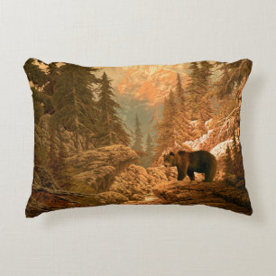 Bär in den Rocky Mountainsbär,brown,tier,grizz Dekokissen
