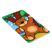 Bär in der Wiese - Bear in grassland Magnet (Rechte Seite)