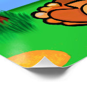 Bär in der Wiese - Bear in grassland Poster (Ecke)