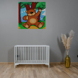 Bär in der Wiese - Bear in grassland Poster