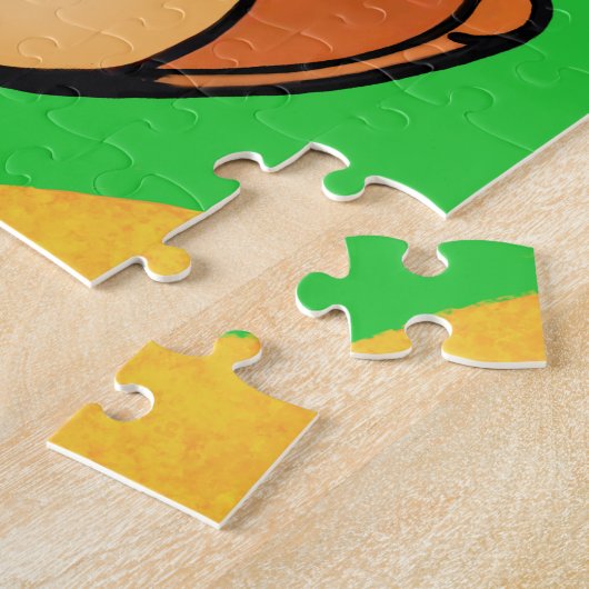 Bär in der Wiese - Bear in grassland Puzzle (Seite)