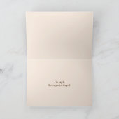 Bär in Dinghyboot Hallo Karte (Innenseite)