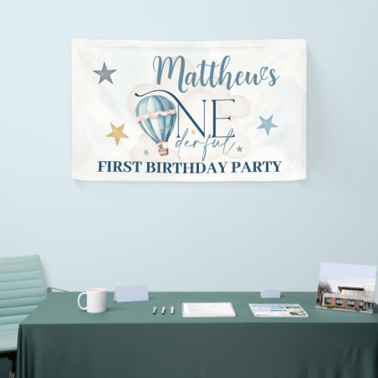 Bär in einem Ballon 91cm x 152cm Party Banner (Messeveranstaltung)