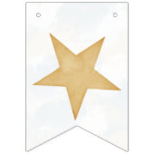 Bär in einem Ballon Party Bunting Banner (Erste Fahne)