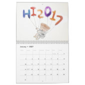 Bär-in-Hut 2017 Kalender (Jan 2027)
