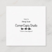 Bär in Liebe Scripting Card Begleitkarte (Rückseite)