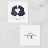 Bär in Liebe Scripting Card Begleitkarte (Vorne/Hinten)