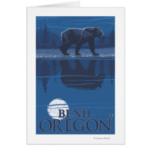 Bär in Mondlicht - Bend, Oregon