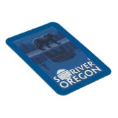 Bär in Mondlicht - Sun River, Oregon Magnet (Rechte Seite)