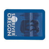 Bär in Mondlicht - Sun River, Oregon Magnet (Horizontal)