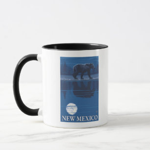 Bär in MoonlightNew Mexiko Tasse