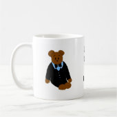 Bär in Tuxedo Kaffeetasse (Links)