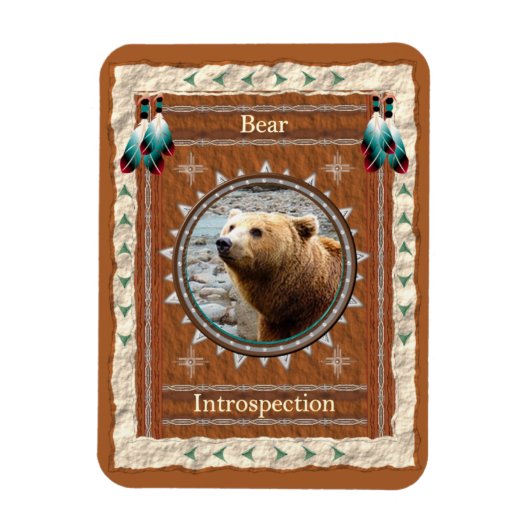 Bär - Introspection - Vinyl Flexi Magnet (Vertikal)