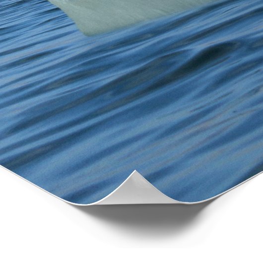 Bär isst Eiscreme Poster (Ecke)