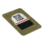 Bär ist müde Kühlschrank Magnet (Rechte Seite)