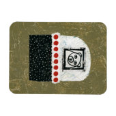 Bär ist müde Kühlschrank Magnet (Horizontal)