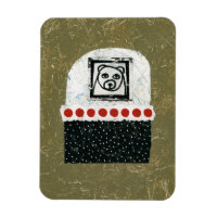 Bär ist müde Kühlschrank Magnet