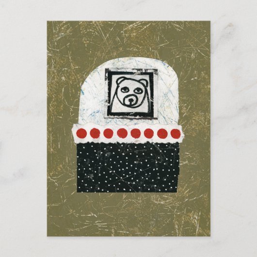 Bär ist müde Postkarte (Vorderseite)
