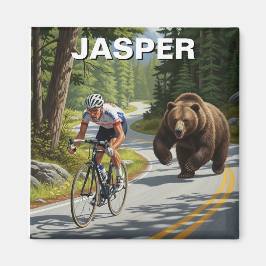 Bär jasper Canada Magnet (Vorne)