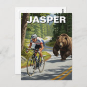 Bär jasper Canada Postkarte (Vorne/Hinten)