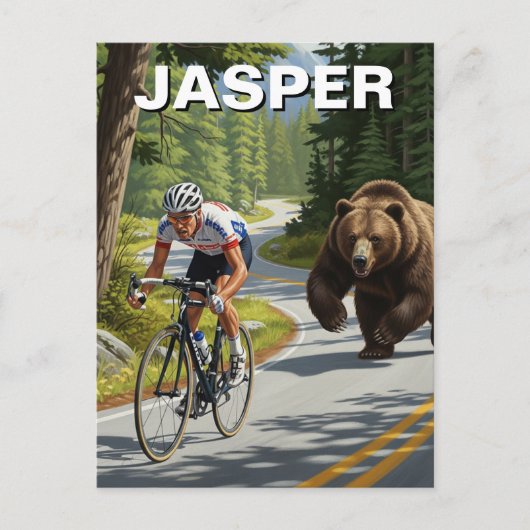 Bär jasper Canada Postkarte (Vorderseite)