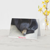 Bär Karte (Gelbe Blume)