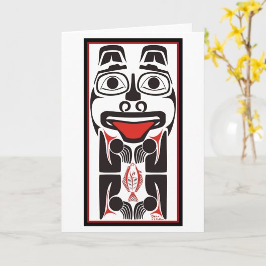 Bär Karte (Gelbe Blume)