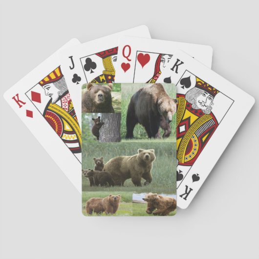 Bär-Kartenspiel-Deck Spielkarten (Rückseite)