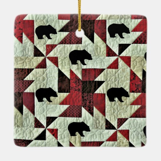 Bär Keramikornament (Rückseite)