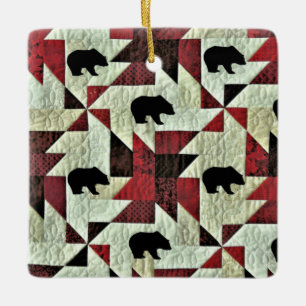 Bär Keramikornament