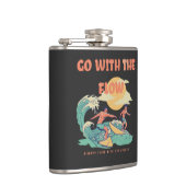 Bar/Kitchen Energy Flow Vinyl Wrapped Flask Flachmann (Rechts)