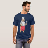 Bär Koch Spatel Kochen T-Shirt (Vorne ganz)