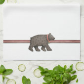 Bär Küchentuch (Gefaltet)