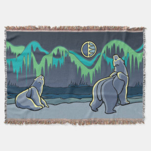 Bär Kunstdecke Einheimische Eisbärdecke Wurfdecke Decke