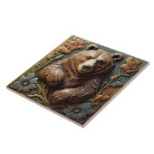 Bär - Kunsthandwerk Keramik Tile Fliese (Seite)