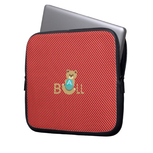 Bär Laptopschutzhülle (Vorderseite Links)