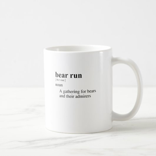 BÄR LÄUFT KAFFEETASSE (Rechts)