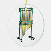 Bar läutet, orchestrale Glockenspiele, Keramikornament (Links)