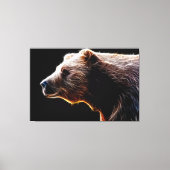 Bär Leinwanddruck (Vorderseite)
