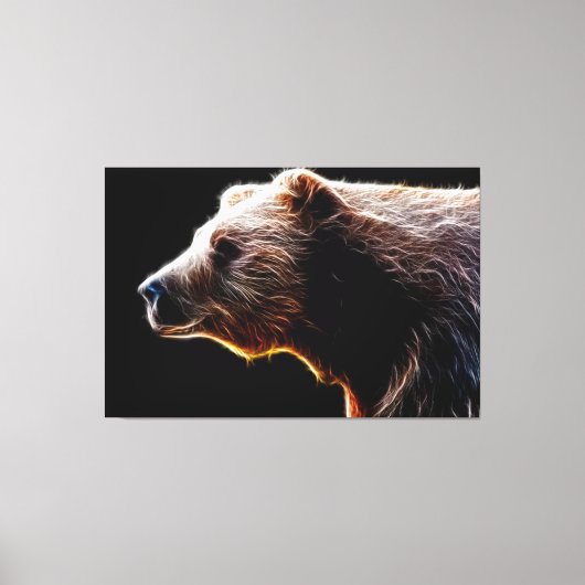 Bär Leinwanddruck (Vorderseite)